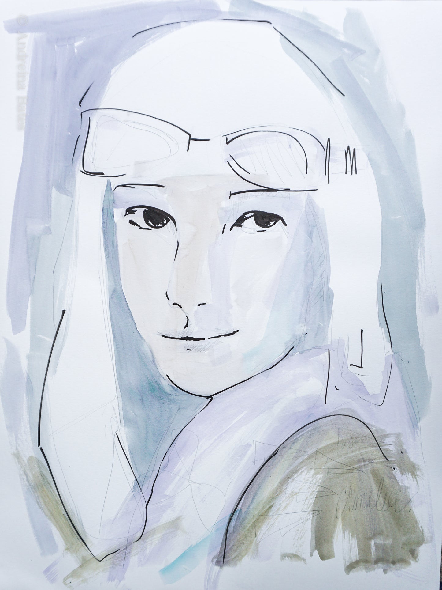 Amelia Earhart - Paper Study